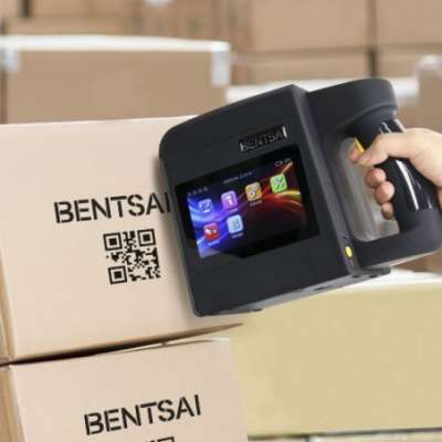 เครื่องพิมพ์วันที่ผลิต ฺBentsai Handheld TIJ ผลพิมพ์สูง 50-100mm